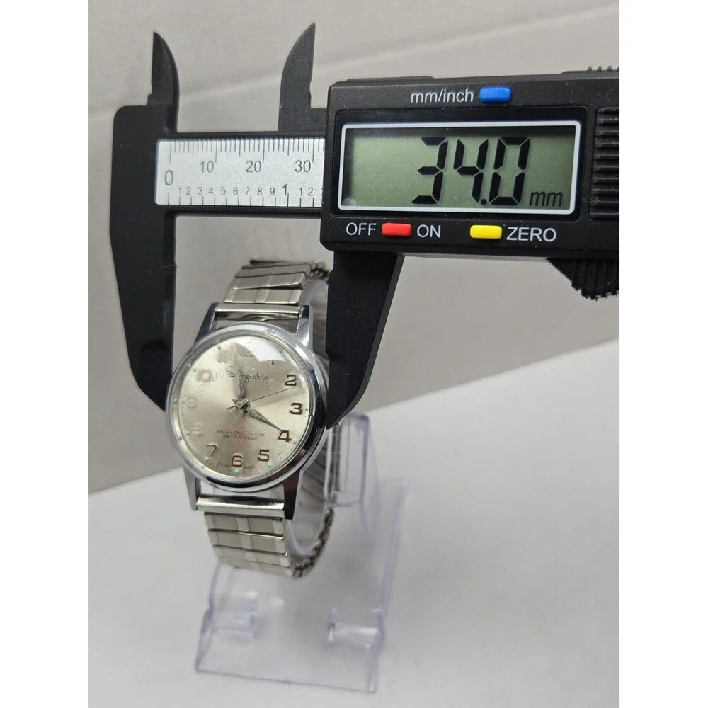 Vintage Ingraham Dogwood Relays 1967 Shot Put Swiss Manual Wind Award Watch Mens